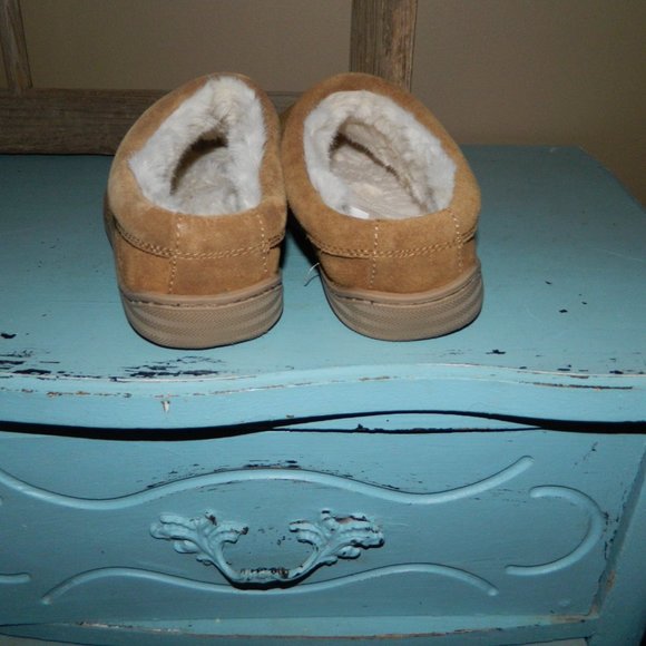 My Slippers My Pillow Men's Slippers Chestnut Suede Slip-On Clog Size 11 - Picture 6 of 6